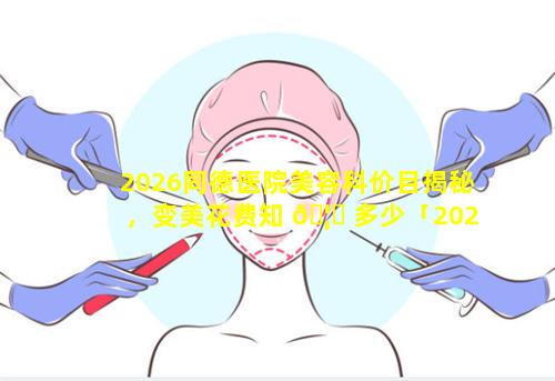 2026同德医院美容科价目揭秘，变美花费知 🦊 多少「2026同德医院美容科价目揭秘,变美花费知多少」